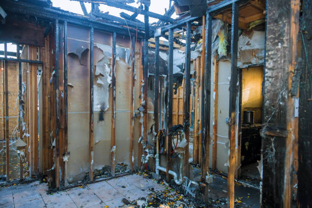 Professional Fire Damage Restoration technician working in Belleair Beach, FL